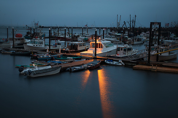 Provincetown Boats at Sunset
